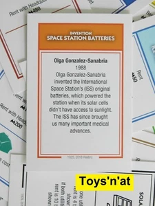 Replacement Card for Ms. Monopoly Game (ONE CARD, Your Choice) - Picture 1 of 22