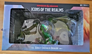 Adult Emerald Dragon - Icons of the Realms - Still Sealed in Box - Picture 1 of 3