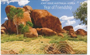 Australian Stamps: 2011 Korea Year of Friendship Post Office Pack - Picture 1 of 3