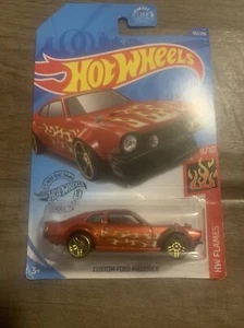 2020 Hot Wheels 142/250 Custom Ford Maverick Red HW Flames 9/10 Free Shipping! - Bild 1 von 1