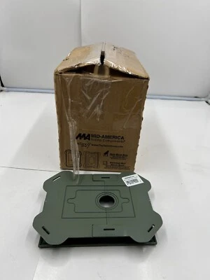 "Caja de 10 babero de manguera verde bosque empotrado dividido bloque en J montaje revestimiento de vinilo 3/4""" Foto 1 de 4