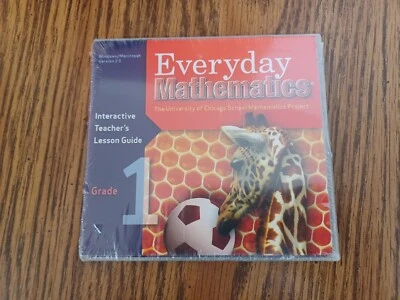 Everyday Mathematics Teacher's Lesson Guide Interactive CD Grade 1 New - Image 1 of 2