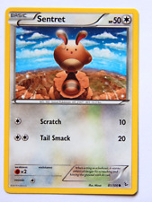 Sentret 81/106 - NM Pokemon Card XY Flashfire 2014 Colorless Common