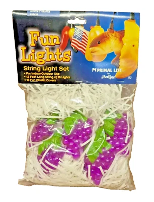 Luces de cadena de 10 luces Primal Lite de Artline Bunch O' Grapes Foto 1 de 2