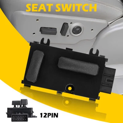 Interruptor de asiento eléctrico del lado del conductor para Cadillac Escalade Chevy GMC 12450166 2002-2006 Foto 1 de 4