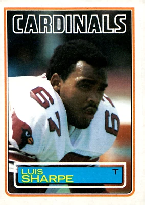 1983 Topps - #161 Luis Sharpe (RC) Cardinals - Image 1 of 2