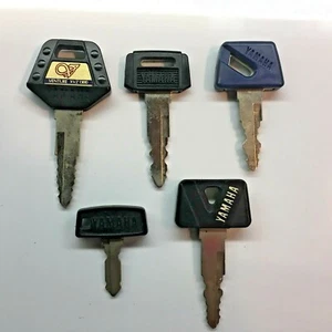 New OEM Yamaha motorcycle keys spare replacement pre-cut miscellaneous key codes - Picture 1 of 8
