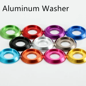 6061 Aluminum Fisheye Washer Socket Button Head Gasket M2 M2.5 M3 M4 M5 M6 M8 - Picture 1 of 23