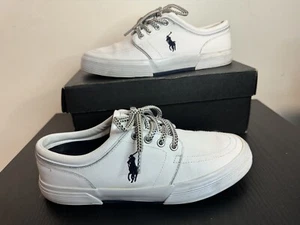 Polo Ralph Lauren Sneakers White Size US 8D - Unisex, Free Postage, A6 - Picture 1 of 5