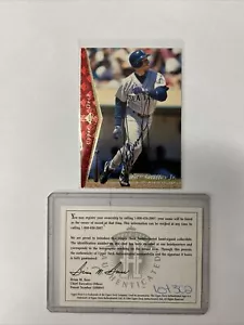 1995 Upper Deck SP #100 Ken Griffey Jr. Auto UDA signiertes Autogramm #'d 1 von 302 - Bild 1 von 9