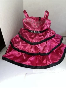 Build A Bear Ref Ruffle Dress May Smell Musty  Preowned BAB Workshop - Picture 1 of 8