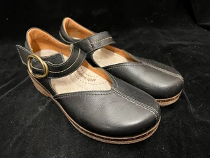 Pinklinos GRANADA Mary Jane 4837  Black EU 38 Us 7.5-8 - Picture 1 of 13