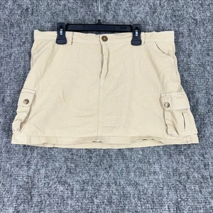 Princess Polly XXS Tan Cargo Micro Mini Short Skirt Utility Safari Grunge Punk - Picture 1 of 9