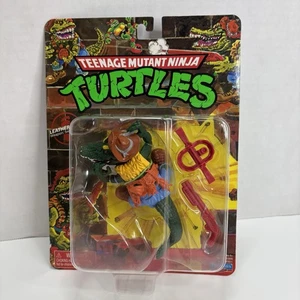 TMNT Leatherhead Retro Action Figure Teenage Mutant Ninja Turtles 2022 Playmates - Picture 1 of 7