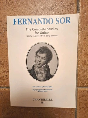 Fernando Sor The Complete Studies For Guitar Chanterelle 491 - Image 1 of 3