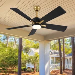52 Inch Modern Ceiling Fans with Lights Remote & APP Control Indoor Ceiling Fan - Picture 1 of 20