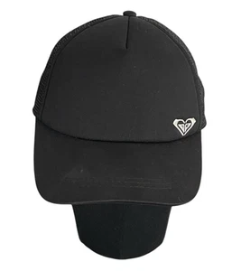 ROXY Women's Hat Cap Snapback Trucker Black Beach Surf Skate - Picture 1 of 5