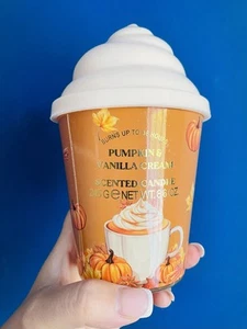 Pumpkin And Vanilla Cream Scented Candle 245g Coffee Cup - Imagen 1 de 3