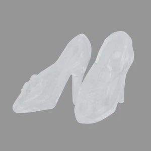 6 Stück Prinzessin Schuhe Dekoration abnehmbar für High Heels transparent - Bild 1 von 11