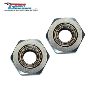 GPM Upgrades Aluminium Front Wheel Hex Adapter With Bearing TAMIYA DT-03 DT-04 - Picture 1 of 15