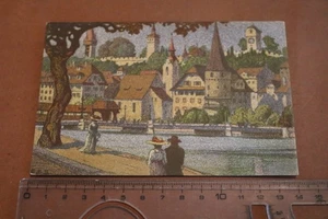 tolle alte Künstlerkarte  Musegg v. Bahnhof aus - Schlatter 1910-30 ?? - Picture 1 of 2