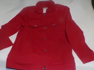 Katalog klassisches Hemd/Jacke mit roten Knöpfen M - Bild 1 von 3