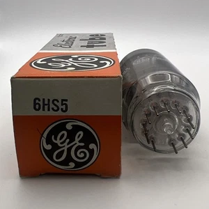 GE Electronic Tube 6HS5 New Old Stock In Original Box UNGETESTET Made In USA - Bild 1 von 4