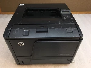 HP LaserJet Pro 400 M401n Monochrom Laserdrucker 70,4k Pg Ct mit 100% Toner - Bild 1 von 12
