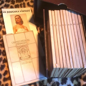 FRENCH 1920s SMALL MEDICAL BOOKS~ COMPLETE SET OF 12 ~MADE IN FRANCE~1925 / 1926 - Picture 1 of 19