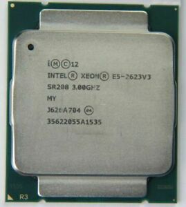 Intel Xeon E5-2623 V3 Quad Core 3.0GHz 10MB SR208 LGA 2011-3 CPU Processor