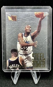 1995-96 Fleer Metal Steel Tower #7 Shaquille Shaq O'Neal Hot Insert - Picture 1 of 2