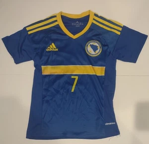 Adidas Bosnia Herzegovina Jersey Youth Size US 8 UK 128 #7 Besic - Picture 1 of 4