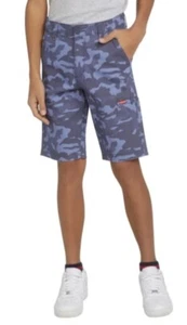 Levi's Strauss Youth Boys Cargo Shorts Blue Camouflage Camo & Gray Choose Size - Picture 1 of 19