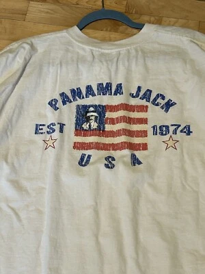 vintage panama jack t shirt XXL EST 1974 PJ USA  - Image 1 of 4