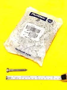 LOT of (50) FASTENAL 1122143 5/16" x 2-1/2" Galvanized Hex Head Lag Bolts - Picture 1 of 5