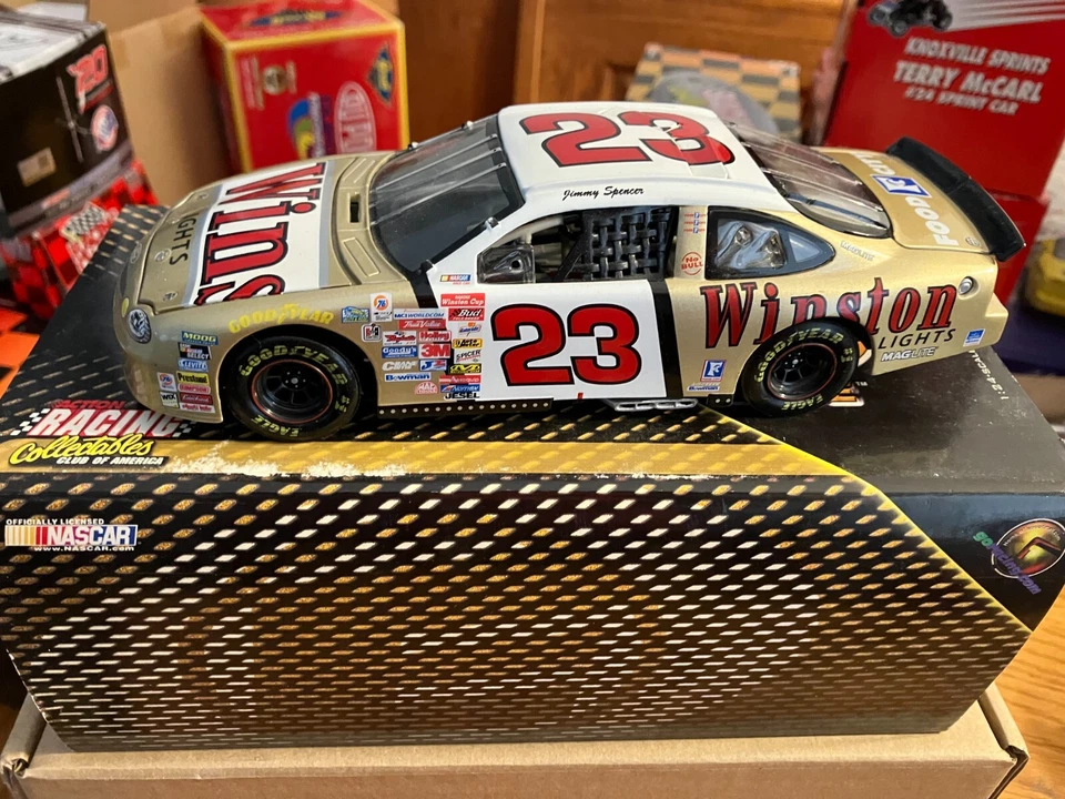 1999 #23 JIMMY SPENCER 1/24 WINSTON GOLD RCCA ELITE - Image 1 of 1