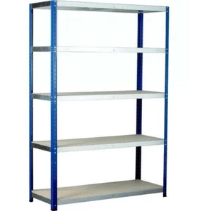 Verzinkte Metallregale Schwerlast für Büro Haus oder Lager 1800 mm hoch - Bild 1 von 2