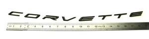 Nueva insignia de coche emblema letra trasera con guión para Corvette C8 2020 2021 negro brillante - Imagen 1 de 4
