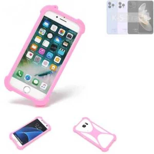 protective ring for Cubot P80 Silicone Case Softcase Bumper pink - Picture 1 of 5