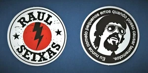 RAUL SEIXAS STICKERS Music BRAZILIAN singer SONGWRITER rock POP FOLK psychedelic - Picture 1 of 13