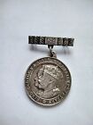George V. &Queen Mary Silver Jubliee Coin Medal Pin.