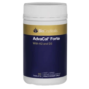 BioCeuticals AdvaCal Forte 90 Tablets Support Bone Strength Prevent Osteoporosis - Picture 1 of 3