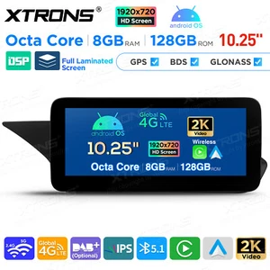 8-Core Android 148GB Car Play GPS Stereo 4G WiFi Navi For Benz E W212 S212 09-12 - Picture 1 of 24