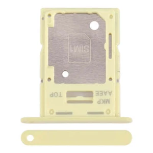 Original SIM Card Tray + SIM / Micro SD Card Tray (Yellow) For Samsung Galaxy - Picture 1 of 4