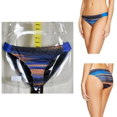 Pantalón de baño Oakley para mujer longitud de onda lengüeta lateral parte inferior de bikini azul talla S nuevo con etiquetas Foto 1 de 4