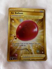 Pokemon Air Balloon Gold Secret Rare - 213/202 Sword & Shield Base Set - NM/M