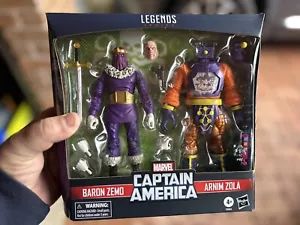 Marvel Legends Baron Zemo & Arnim Zola Villains Figure New In Hand - Picture 1 of 1