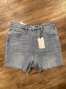 Pantalones Cortos de Jean A Loves A Denim Azul Talla 30 Nuevos con Etiquetas - Imagen 1 de 6