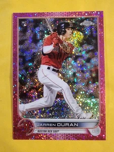 2022 Topps Chrome - Jarren Duran #113 refractor de motas magenta/350 (RC) - Imagen 1 de 2