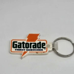 Vintage GATORADE Key Ring Keychain Lightning Bolt Logo Rubber 1970’s - Picture 1 of 3